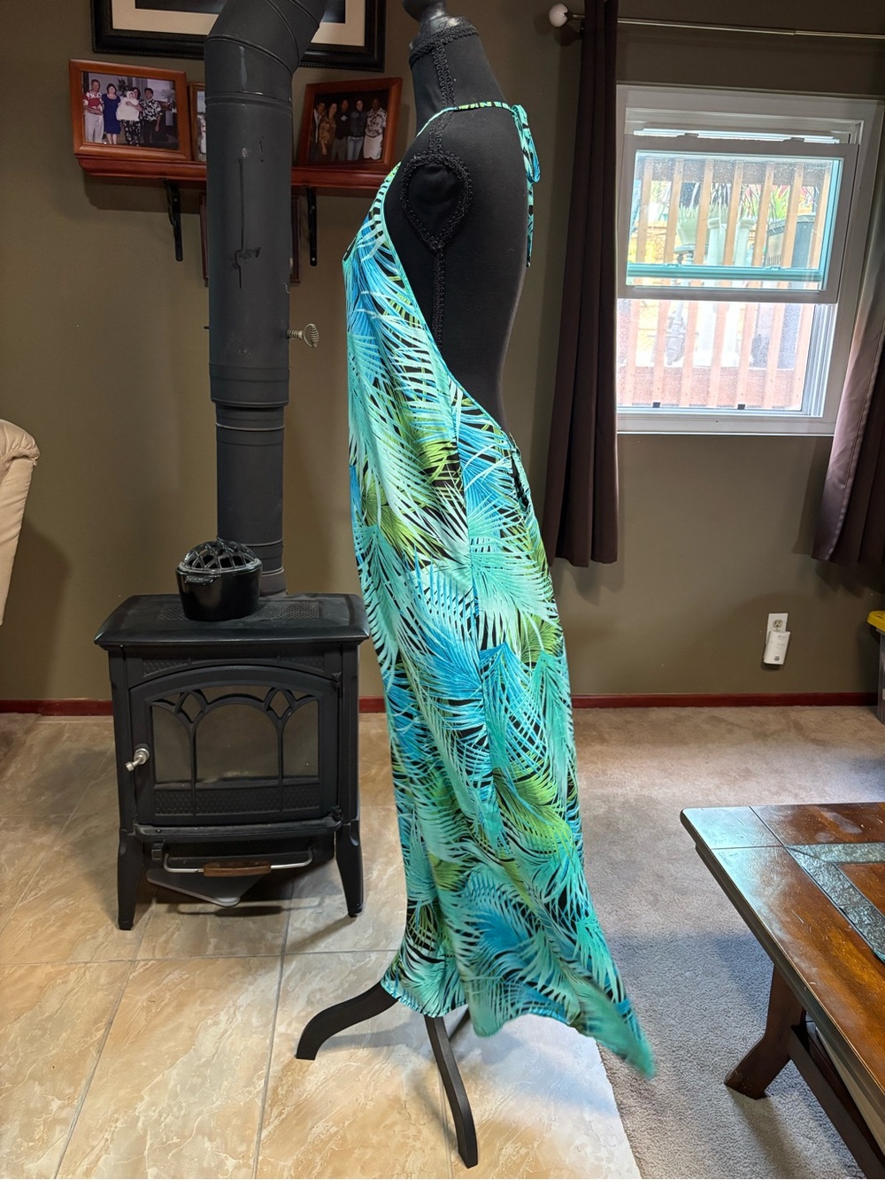 Victoria’s Secret Tropical Palm Swim Cover up Dress - Picture 5 of 6
